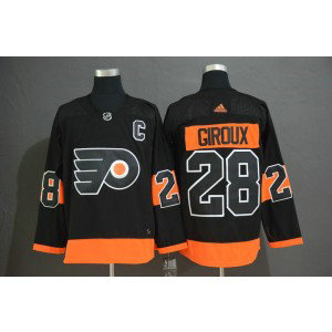 NHL Flyers 28 Claude Giroux Black Alternate Adidas Men Jersey