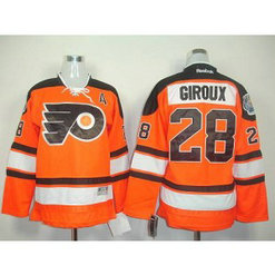 NHL Flyers 28 Claude Giroux Orange 2012 Winter Classic Black Youth Jersey