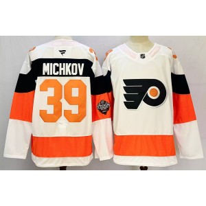 NHL Flyers 39 Michkov White 2024 New Men Jersey