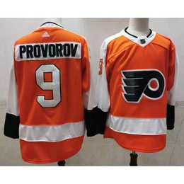 NHL Flyers 9 Ivan Provorov Orange 2020 New Adidas Men Jersey