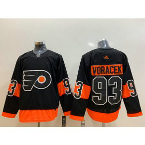 NHL Flyers 93 Jakub Voracek Black Adidas Men Jersey