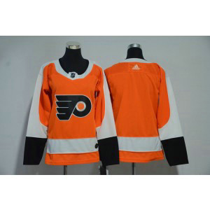NHL Flyers Blank Orange Adidas Women Jersey