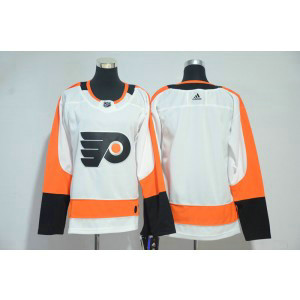 NHL Flyers Blank White Adidas Women Jersey