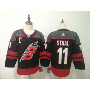 NHL Hurricanes 11 Jordan Staal Black Adidas Men Jersey