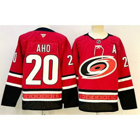 NHL Hurricanes 20 Sebastian Aho Red New Men Jersey