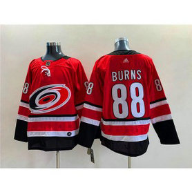 NHL Hurricanes 88 Brent Burns Red Adidas Men Jersey