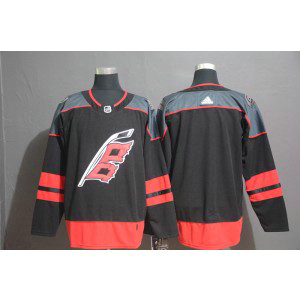 NHL Hurricanes Blank Black Adidas Men Jersey