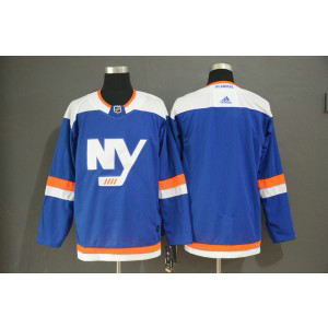 NHL Islanders Blank Blue Alternate Adidas Men Jersey