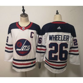 NHL Jets 26 Blake Wheeler White Breakaway Heritage Adidas Men Jersey