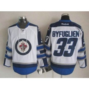 NHL Jets 33 Dustin Byfuglien White 2011 Style Men Jersey