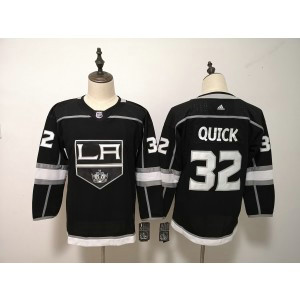 NHL Kings 32 Jonathan Quick Black Adidas Women Jersey