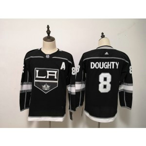 NHL Kings 8 Drew Doughty Black Adidas Women Jersey