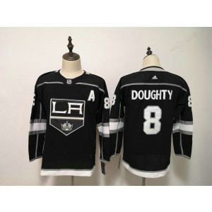 NHL Kings 8 Drew Doughty Black Adidas Youth Jersey