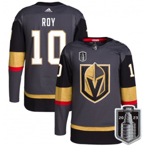 NHL Knights 10 Nicolas Roy Gray 2023 Stanley Cup Final Adidas Men Jersey