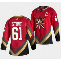 NHL Knights 61 Mark Stone 2021 Red Reverse Retro Adidas Men Jersey NHL Knights 61 Mark Stone 2021 Red Reverse Retro Adidas Men Jersey