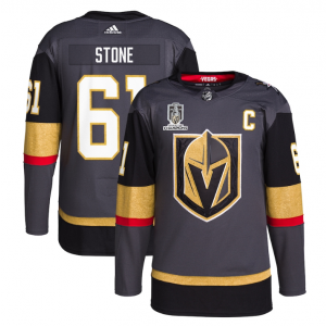 NHL Knights 61 Mark Stone Gray 2023 Stanley Cup Champions Adidas Men Jersey