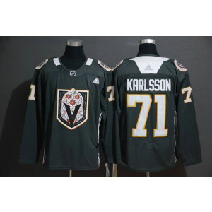 NHL Knights 71 William Karlsson Gray Dia De Los Muertos Adidas Men Jersey