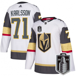 NHL Knights 71 William Karlsson White 2023 Stanley Cup Final Adidas Men Jersey