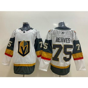 NHL Knights 75 Ryan Reaves White Adidas Men Jersey