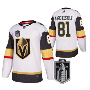 NHL Knights 81 Jonathan Marchessault White 2023 Stanley Cup Final Adidas Men Jersey