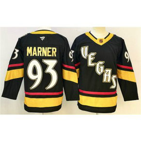 NHL Knights 93 Mitch Marner Black 2024-25 New Men Jersey