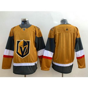 NHL Knights Blank Gold Adidas Men Jersey