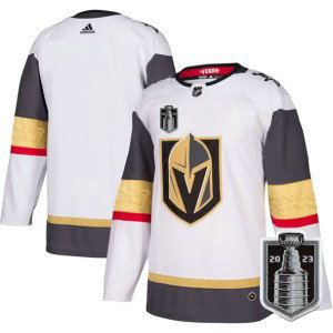 NHL Knights Blank White 2023 Stanley Cup Final Adidas Men Jersey