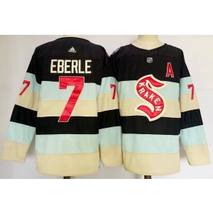 NHL Kraken 7 Jordan Eberle 2023-24 Retro Adidas Men Jersey