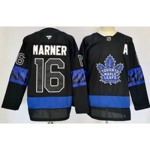 NHL Leafs 16 Mitchell Marner Black New Men Jersey