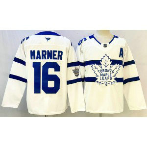 NHL Leafs 16 Mitchell Marner White New Youth Jersey