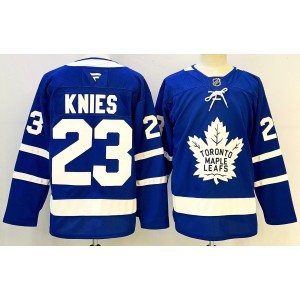 NHL Leafs 23 Knies Blue New Men Jersey