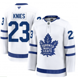 NHL Leafs 23 Knies White New Men Jersey