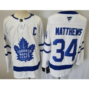 NHL Leafs 34 Auston Matthews White New Men Jersey