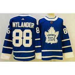 NHL Leafs 88 William Nylander Blue 2022-23 Retro Adidad Men Jersey
