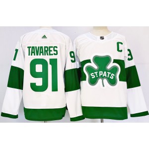 NHL Leafs 91 John Tavares Saint Patrick Adidas Men Jersey