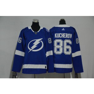NHL Lightning 86 Nikita Kucherov Blue Adidas Women Jersey