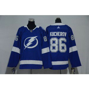 NHL Lightning 86 Nikita Kucherov Blue Adidas Youth Jersey