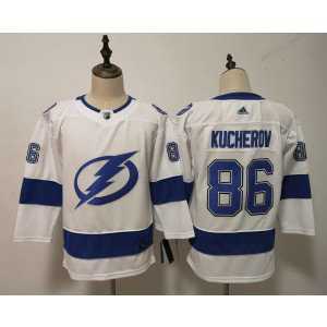 NHL Lightning 86 Nikita Kucherov White Adidas Women Jersey