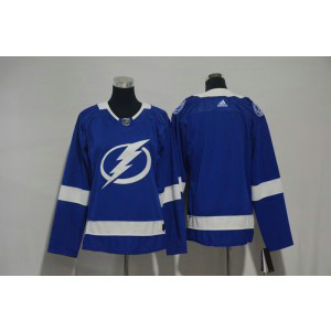 NHL Lightning Blank Blue Adidas Youth Jersey