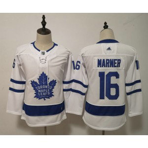 NHL Maple Leafs 16 Mitchell Marner White Women Adidas Jersey