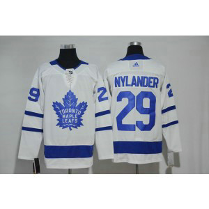 NHL Maple Leafs 29 William Nylander White Adidas Men Jersey