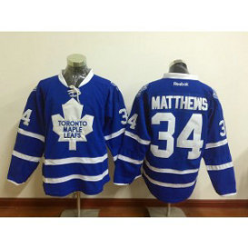 NHL Maple Leafs 34 Auston Matthews Blue Reebok Youth Jersey