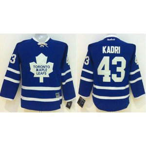 NHL Maple Leafs 43 Nazem Kadri Blue Home Youth Jersey