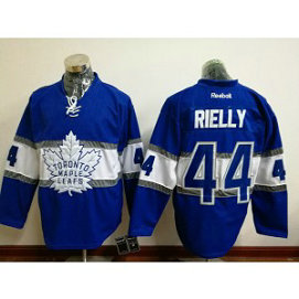 NHL Maple Leafs 44 Morgan Rielly 100th Anniversary Blue Reebok Men Jersey