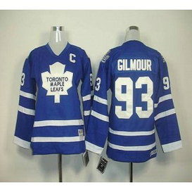 NHL Maple Leafs 93 Doug Gilmour Blue Home Youth Jersey