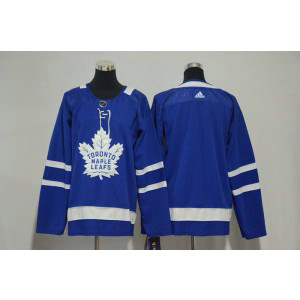 NHL Maple Leafs Blank Blue Adidas Youth Jersey