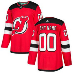 NHL New Jersey Devils Red Customized Adidas Men Jersey