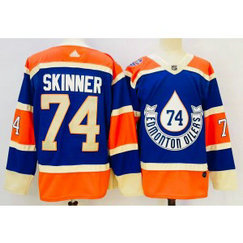 NHL Oilers 74 Skinner 2023 Retro Adidas Men Jersey