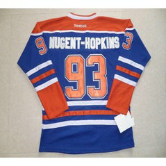 NHL Oilers 93 Nugent-Hopkins Ligtht Blue Youth Jersey