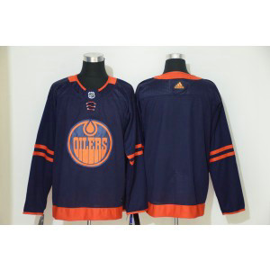 NHL Oilers Blank Navy 50th anniversary Adidas Men Jersey